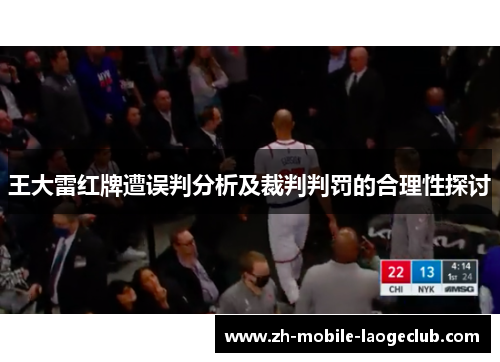 王大雷红牌遭误判分析及裁判判罚的合理性探讨