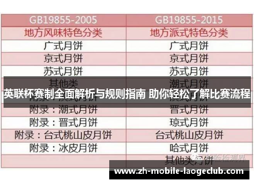 英联杯赛制全面解析与规则指南 助你轻松了解比赛流程