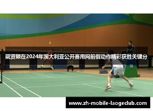 戴资颖在2024年澳大利亚公开赛用网前假动作精彩获胜关键分 戴资颖在2024年澳大利亚公开赛用网前假动作精彩获胜关键分