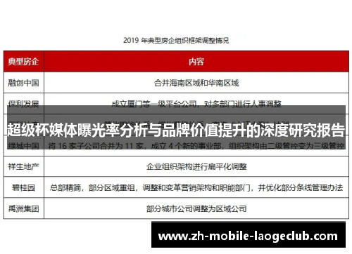 超级杯媒体曝光率分析与品牌价值提升的深度研究报告
